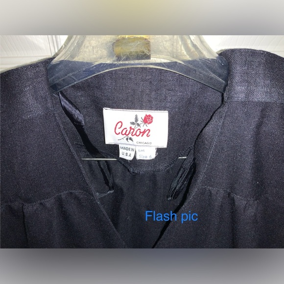 VINTAGE CROSS OVER BLOUSE. SHEER - Picture 8 of 13